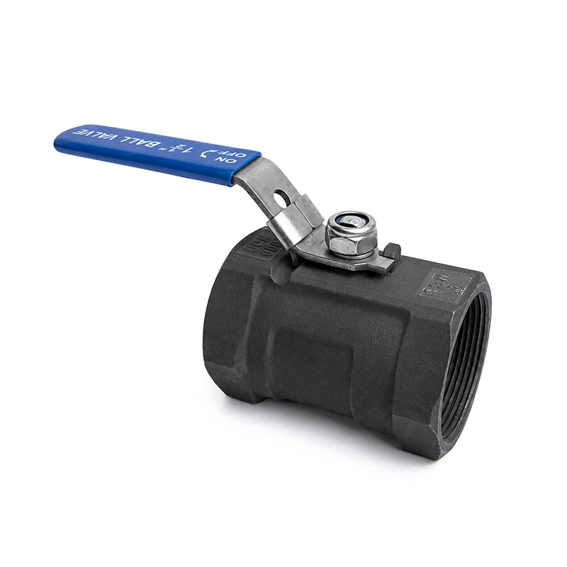 1PC Karbon Steel Ball Valve karo Ngunci Piranti