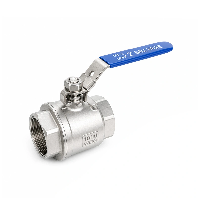 2PC Ball Valve karo Piranti Ngunci 2PC Ball Valve karo Piranti Ngunci
