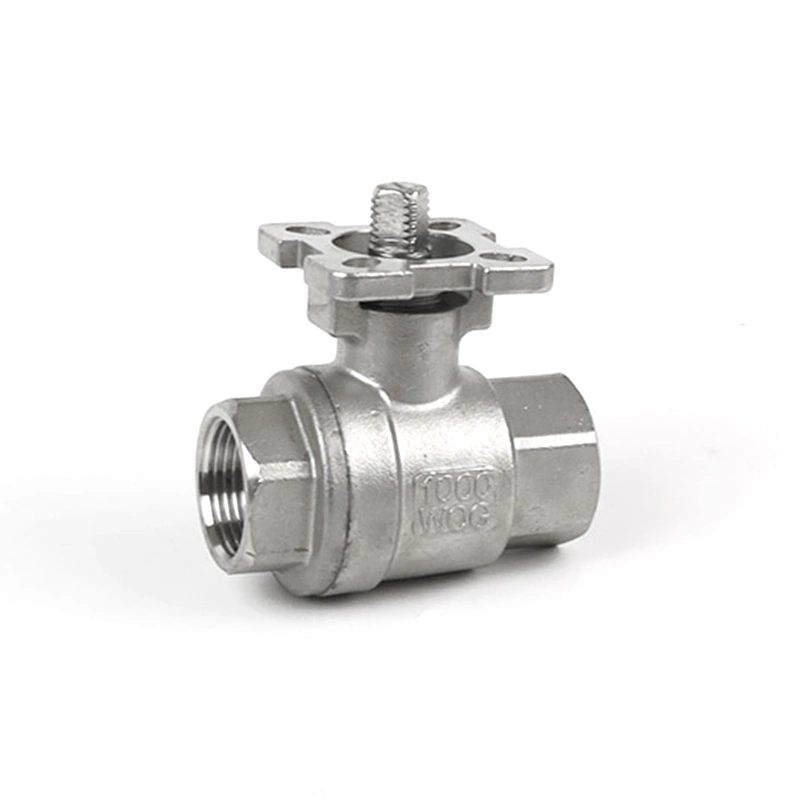 2PC Stainless Steel Langsung Gunung Ball Valve