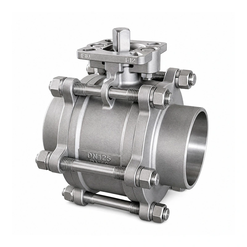 3PC Butt-gandheng Ends Stainless Steel Ball Valve Extended Stem 3PC Butt-gandheng Ends Stainless Steel Ball Valve Extended Stem