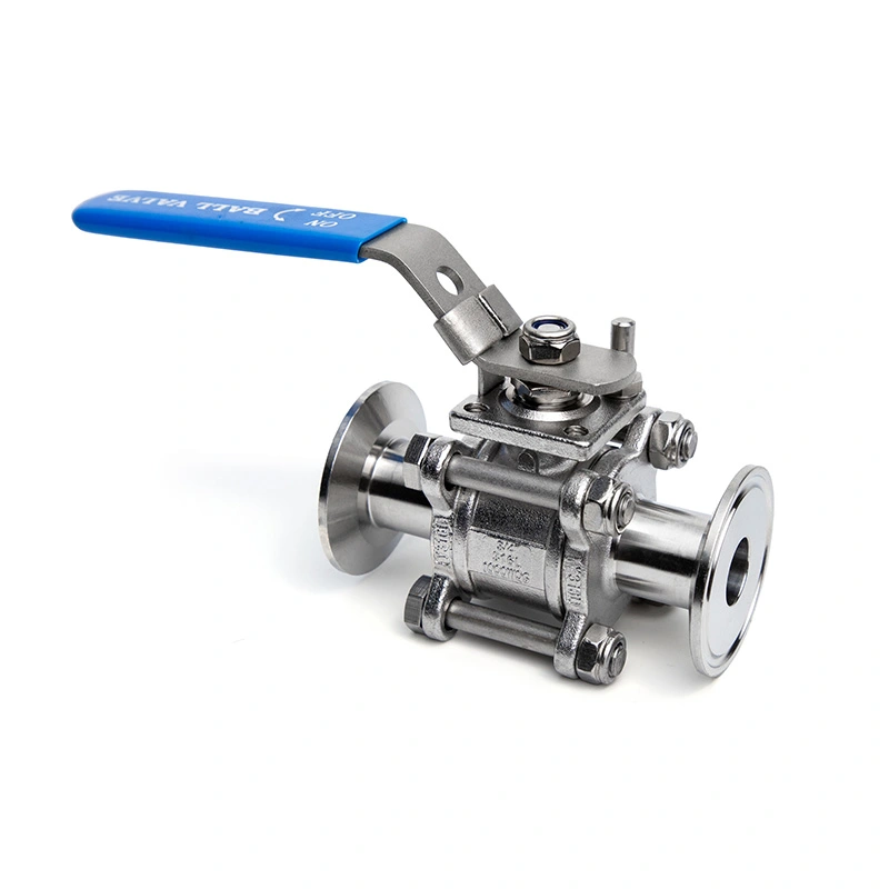 3PC Kanthi Encapsulated Tri-Clamp Sanitary Ball Valve 3PC Kanthi Encapsulated Tri-Clamp Sanitary Ball Valve