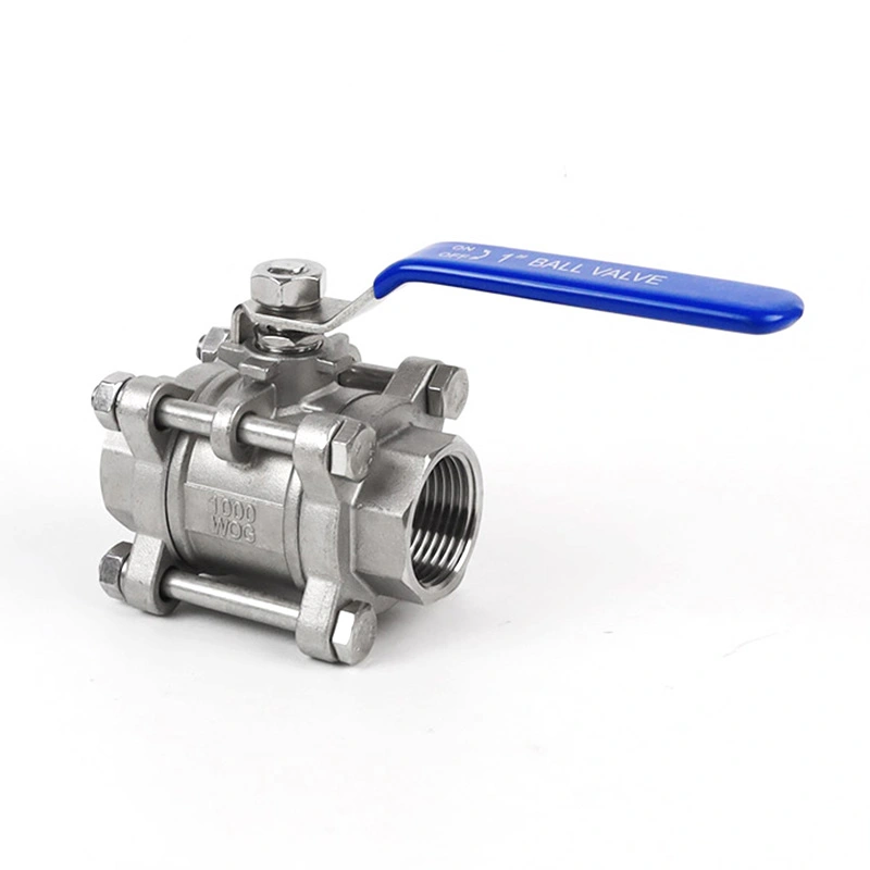 3PC Heavy Duty Ball Valve karo Piranti Ngunci